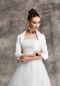 NEU* Bolero,Brautjacke aus Satin